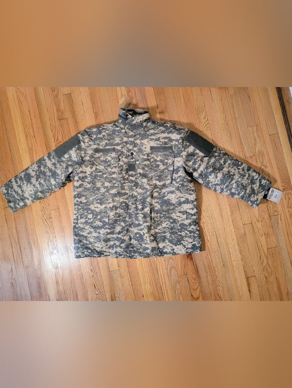 Rothco Army digital camouflage M-65 field jacket in size 2XL Regular